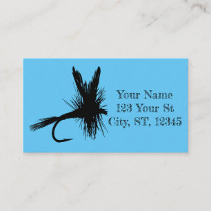 Carte De Visite Vol Pêche Vol Thunder_Cove