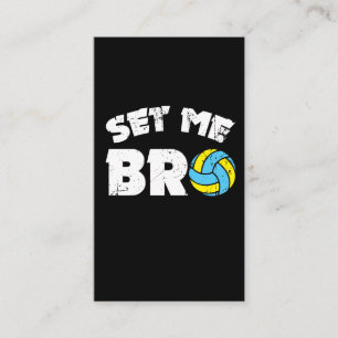 Carte De Visite Volleyball - dire drôle de volleyball