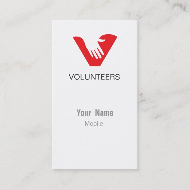 Carte De Visite Volontaires (Devant)