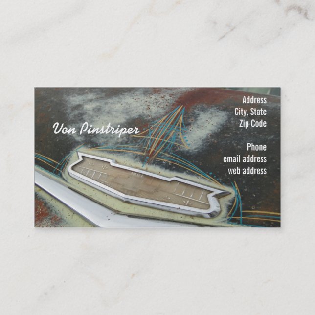 Carte De Visite Von Pinstriper (Devant)