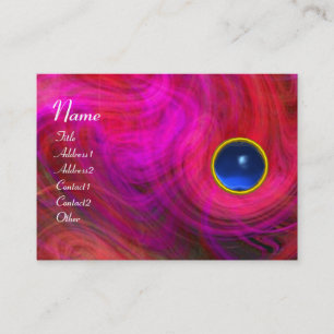 Carte De Visite VORTEX CLAIR BLEU SAPPHIRE violet rouge jaune