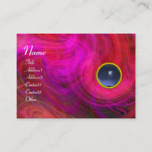 Carte De Visite VORTEX CLAIR BLUE TOPAZ rose violet rouge jaune