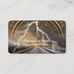 Carte De Visite Vortex surnaturel de voyage en temps paranormal