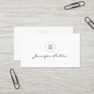 Carte de visite Votre Entreprise Logo Ici Moderne
