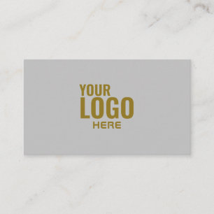 Carte De Visite Votre logo Black&white Foil Entreprise moderne