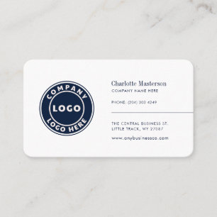Carte De Visite Votre logo Minimaliste Entreprises d'entreprise