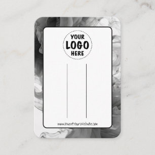 Carte De Visite Votre logo Smokey gothique Bow Clip Display Card