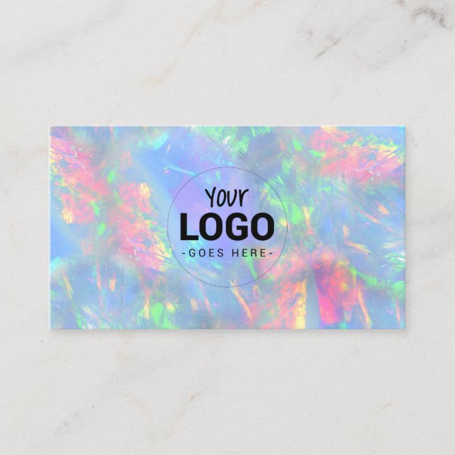 Carte De Visite votre logo sur opal gemstone (Devant)