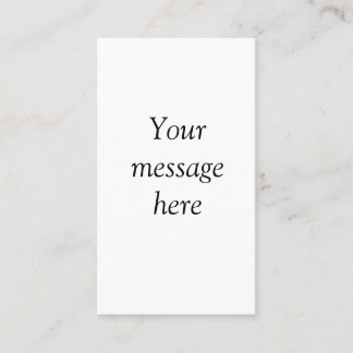 Carte De Visite Votre message ici ajoutez le nom de texte image mo