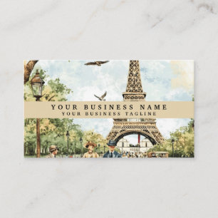 Carte De Visite Voyage à la Tour Eiffel
