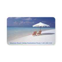 Carte de visite voyage de 16 vacances