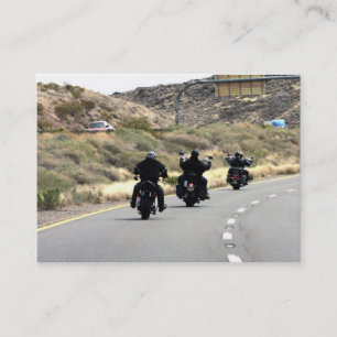 Carte De Visite Voyage en moto - Trio cycliste