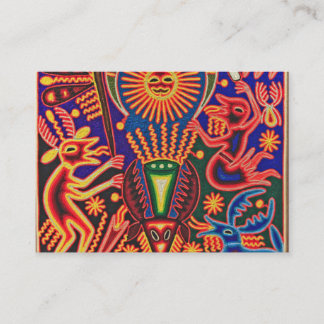 Carte De Visite Voyage tribal maya mexicain de Boho d'art d'Oaxaca