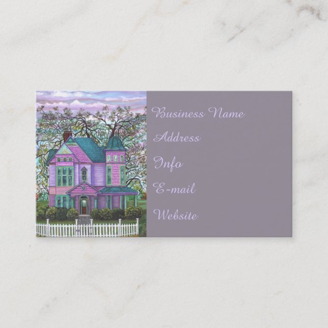 Carte De Visite Vrai agent immobilier de Chambre d'objet (Devant)