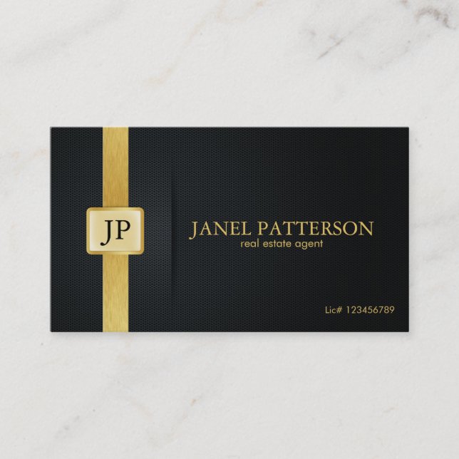 Carte De Visite Vrai agent immobilier professionnel - ajoutez (Devant)