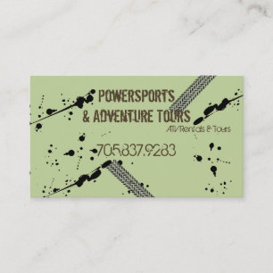 Carte de visite - VTT 4 Wheeler Adventures Mud Tir