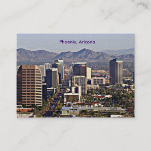 Carte De Visite Vue du centre de Phoenix, Arizona