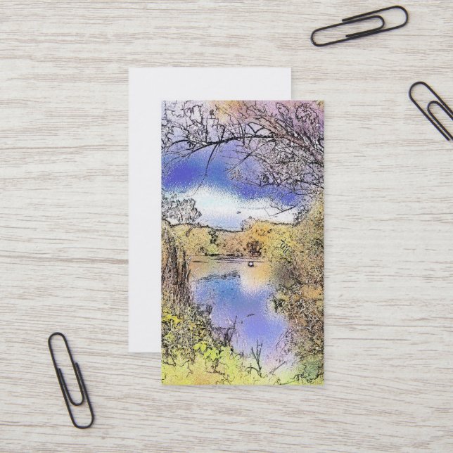 CARTE DE VISITE VUES SUR L'ANGLETERRE (Devant/Arrière en situation)