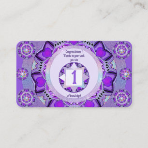 Carte De Visite W2 pourpre