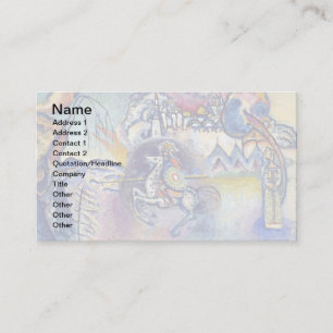 Carte De Visite Wassily Kandinsky - Saint Georges & Les Cavaliers
