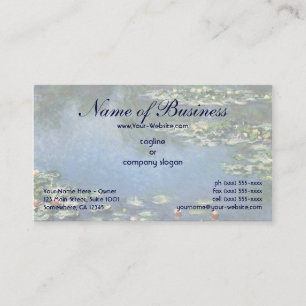 Carte De Visite Water Lilies (1906) par Claude Monet