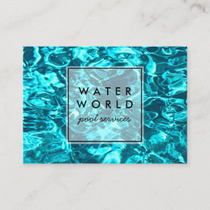 Carte De Visite Water Sparkings Piscine Service Photo Tourisme