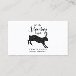 Carte De Visite Watercolor Forest Adventure Guide de la nature