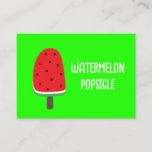 Carte De Visite Watermelon Popsicle