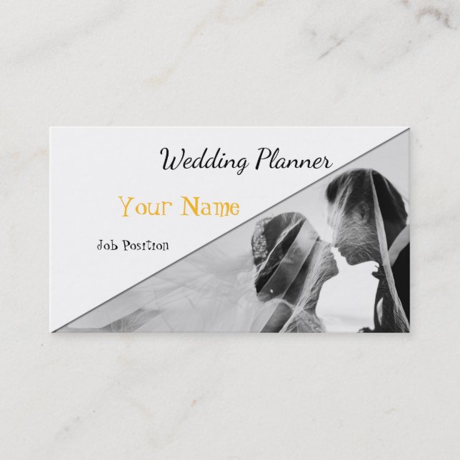 Carte de visite wedding planner (Devant)