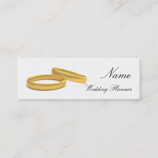 Carte de visite wedding planner (Devant)
