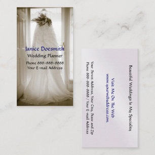 Carte de visite wedding planner