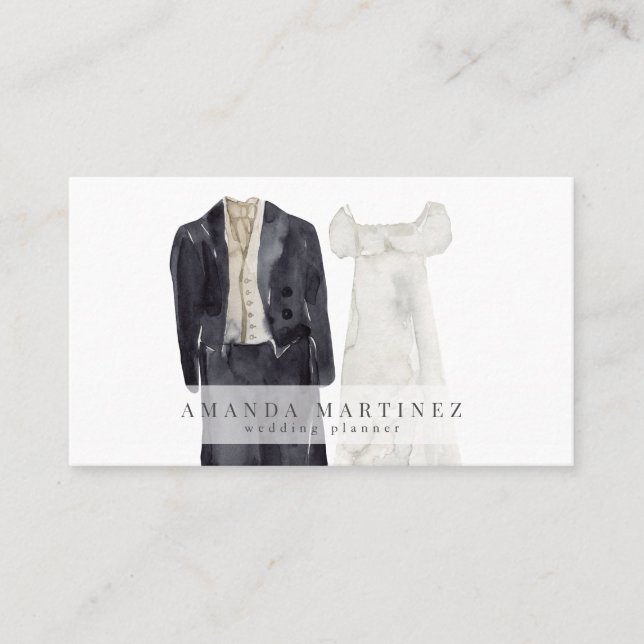 Carte De Visite Wedding planner de mariée et de chambre (Devant)
