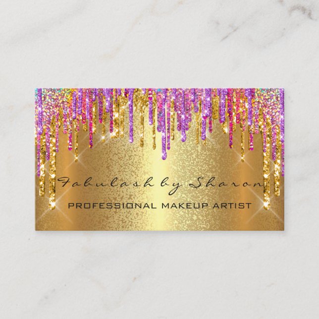 Carte De Visite Wedding planner d'événement Professional Makeup Ar (Devant)