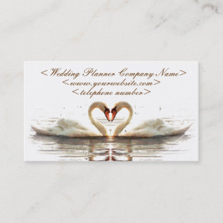 Carte De Visite Wedding planner du Coeur des Cygnes