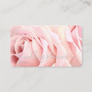 Carte De Visite Wedding planner, Profession do-it-yourself, Roses 