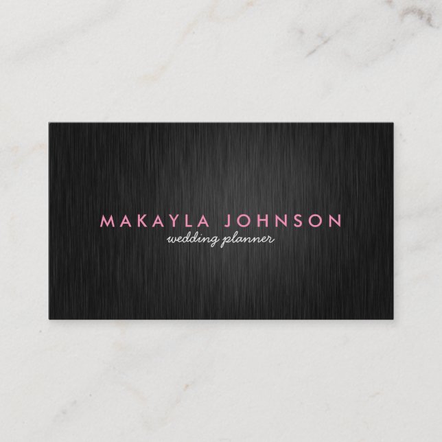 Carte De Visite Wedding planner professionnel moderne et minimal (Devant)