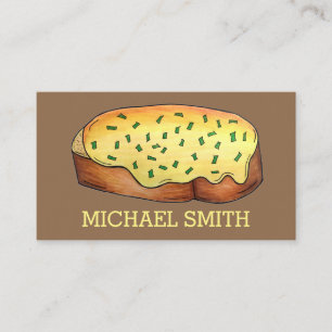 Carte De Visite Welsh Rarebit Savoureux Fromage Toast British Food
