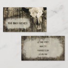 Western Bull Skull Sepia Vintage Rustic