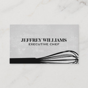 Carte De Visite Whisk   Arrière - plan texturé gris