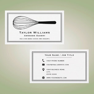 Carte De Visite Whisk Boulangerie Boulangerie Bake Shop Café