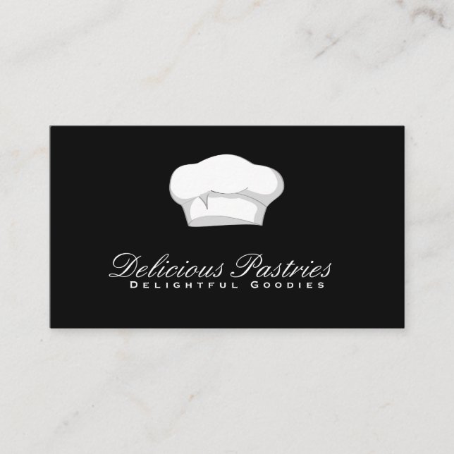 Carte De Visite Whisk | Chef Cook | Propriétaire du restaurant (Devant)