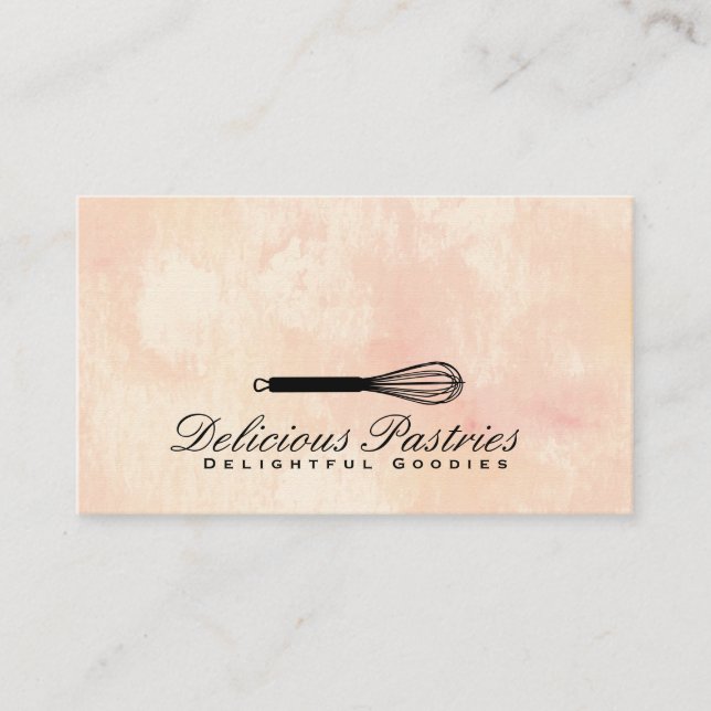 Carte De Visite Whisk | Chef exécutif (Devant)