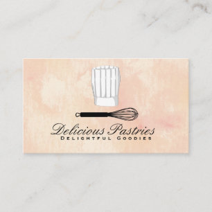 Carte De Visite Whisk et chef Casquette