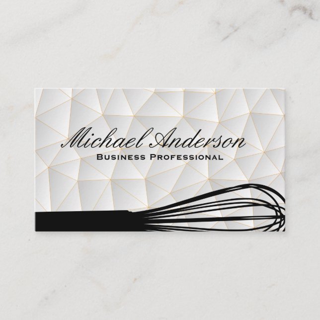 Carte De Visite Whisk | Géométrique (Devant)