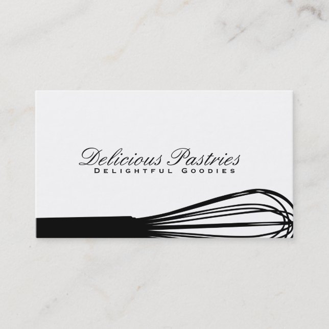 Carte De Visite Whisk II | Maître culinaire (Devant)