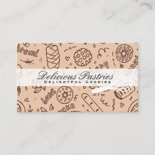 Carte De Visite Whisk   Motif pâtissier