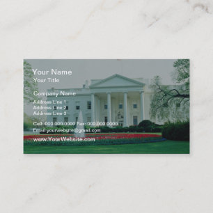 Carte De Visite White The White House, Washington, D.C., États-Un