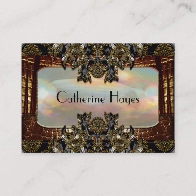 Carte De Visite Willett Hampton 2,5" Élégant professionnel (Devant)