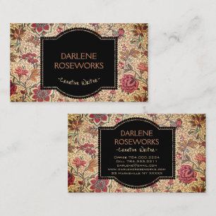 Carte De Visite William Morris Beau Design Floral