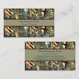 Carte De Visite William Morris Deer et Shields dans le royaume ver
